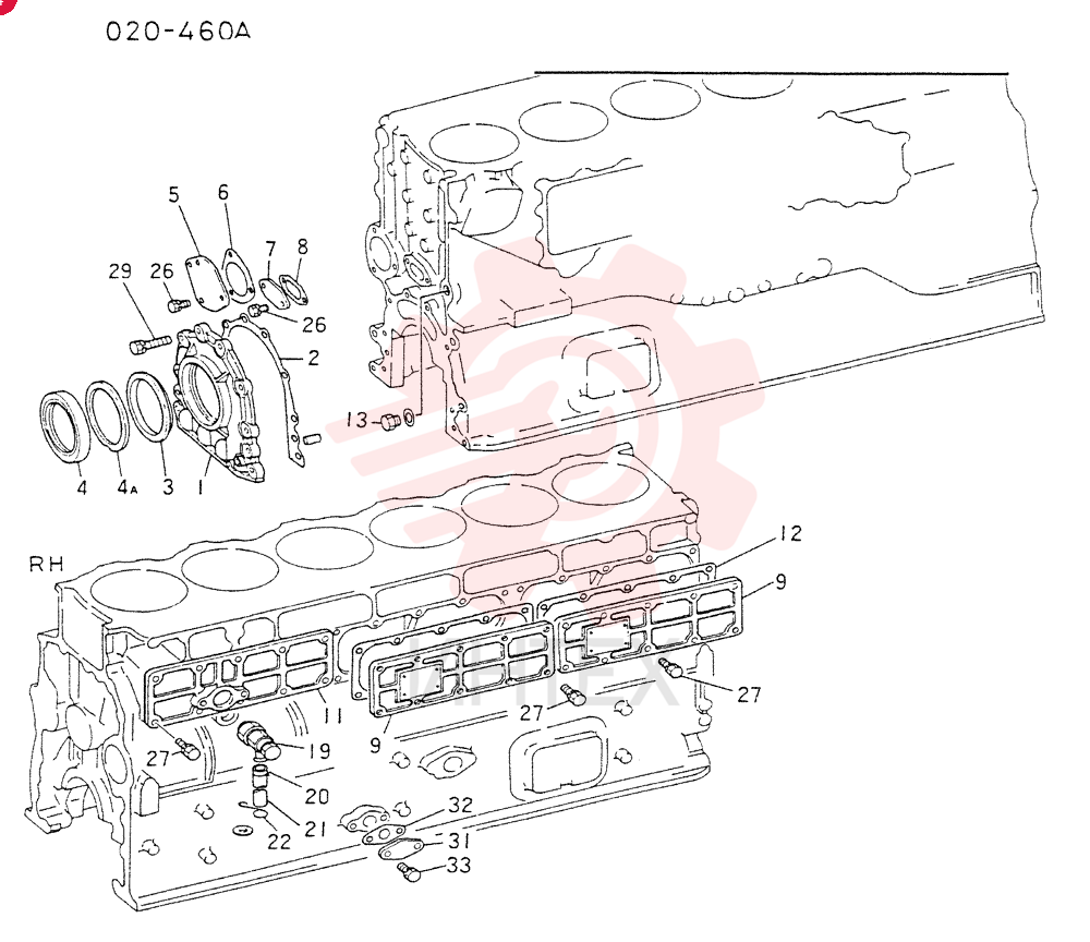 ENGINE ATTACHING PARTS(M0)