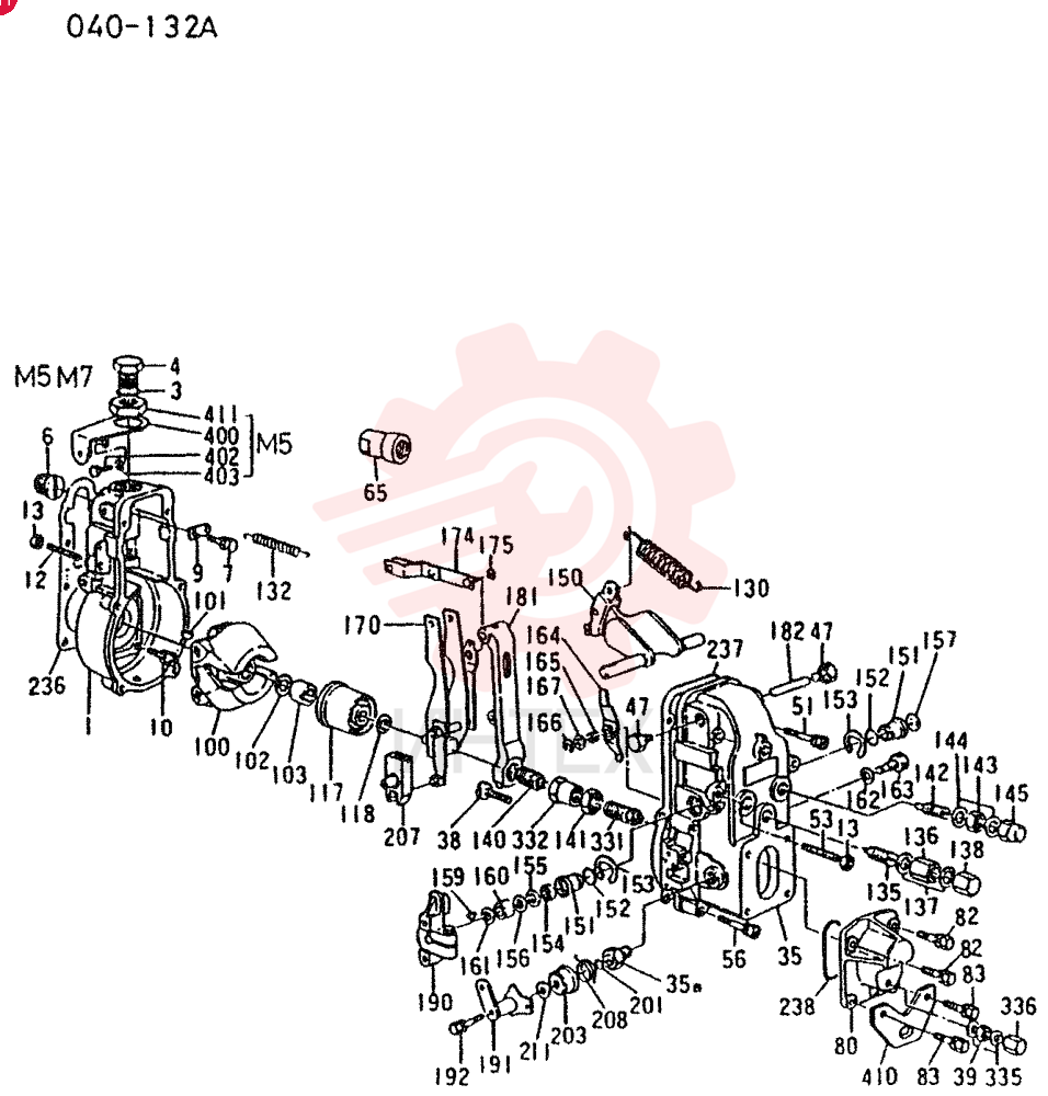 Схема (6D31-T) - MITSUBISHI DIESEL ENGINE (1/06-12/06)