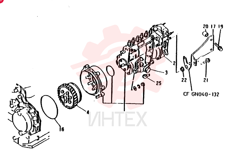 INJECTION PUMP GENERAL ASSY, FOR M4 ONLY