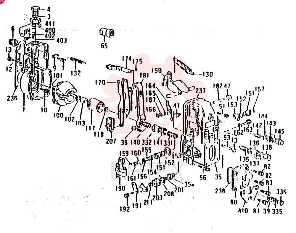 Схема (6D31-T) - MITSUBISHI DIESEL ENGINE - MD200BLC EXCAVATORS (1/06-12/06) VAME723423