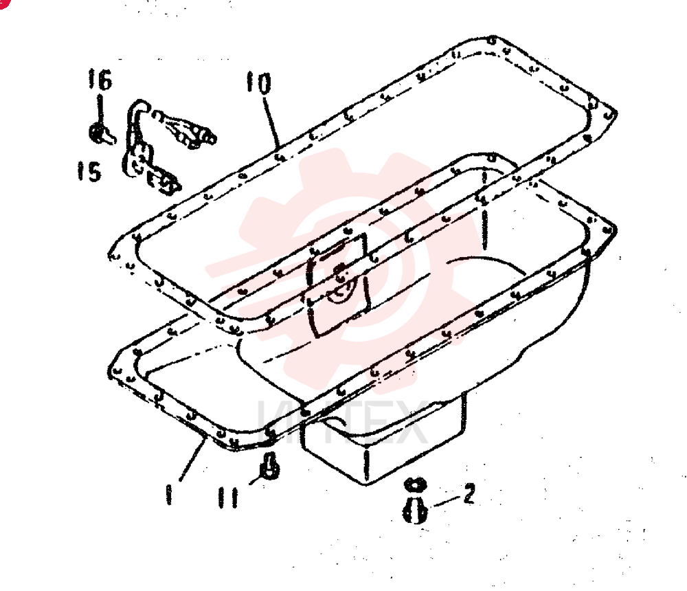Схема (6D31-T) - MITSUBISHI DIESEL ENGINE - MD200BLC EXCAVATORS (1/06-12/06) VAME088222