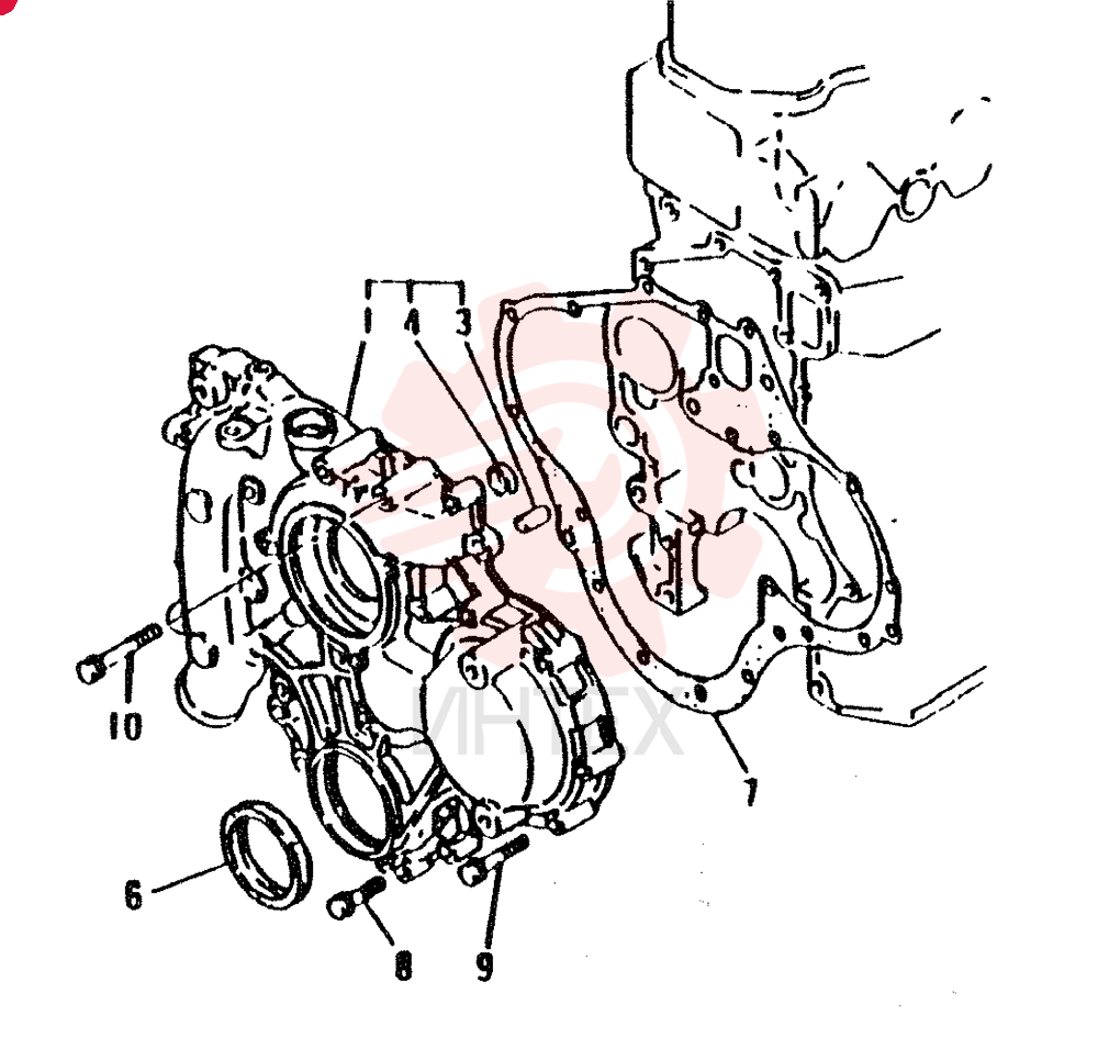 TIMING GEAR CASE ASSY