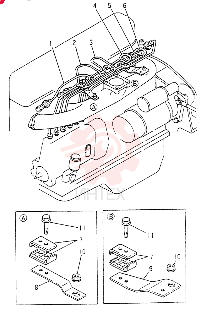 Схема (6DR5) - MITSUBISHI DIESEL ENGINE (1/06-12/06)