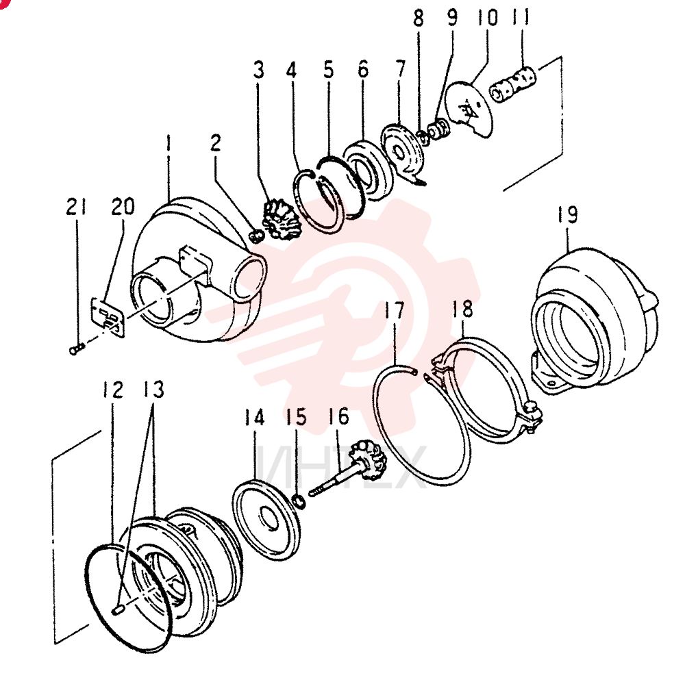 Схема (6DR5) - MITSUBISHI DIESEL ENGINE (1/06-12/06) VAME008413 (2)