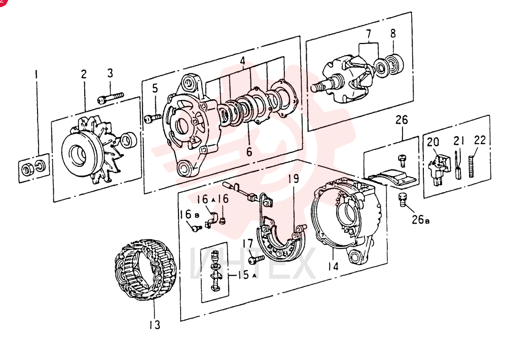 Схема (6DR5) - MITSUBISHI DIESEL ENGINE (1/06-12/06)