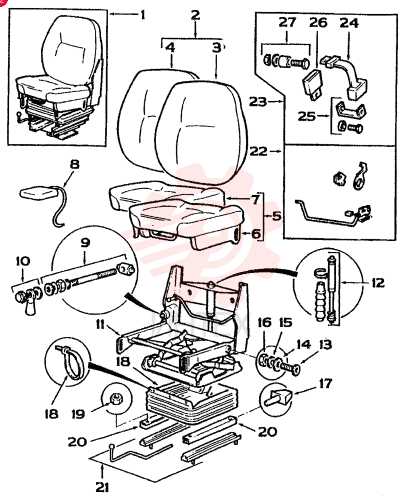 SEAT ASSY.