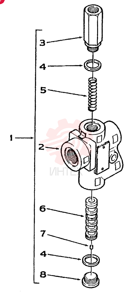 VALVE (CONSISTS OF REF 2-8)