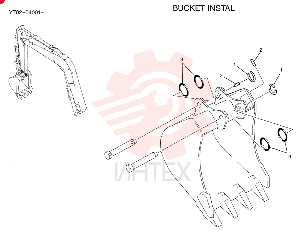 BUCKET INSTAL YR61B00005F1