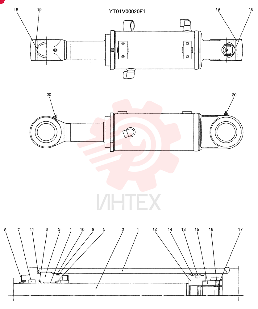 CYLINDER ASSY. YT01V00020F1