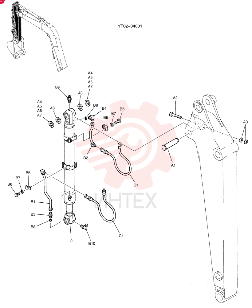 CYLINDER ASSY. YT01V00019F1 (1)