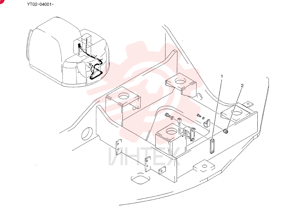 FRAME, UPPER YT52F00033P1