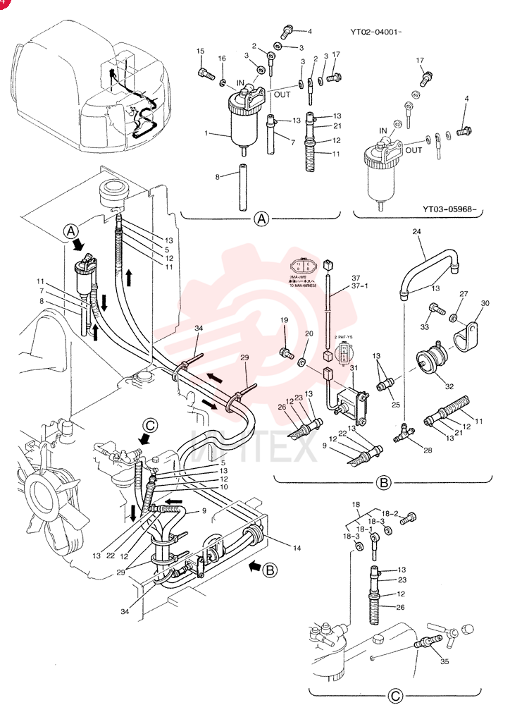 FUEL LINES YT21P00002F3