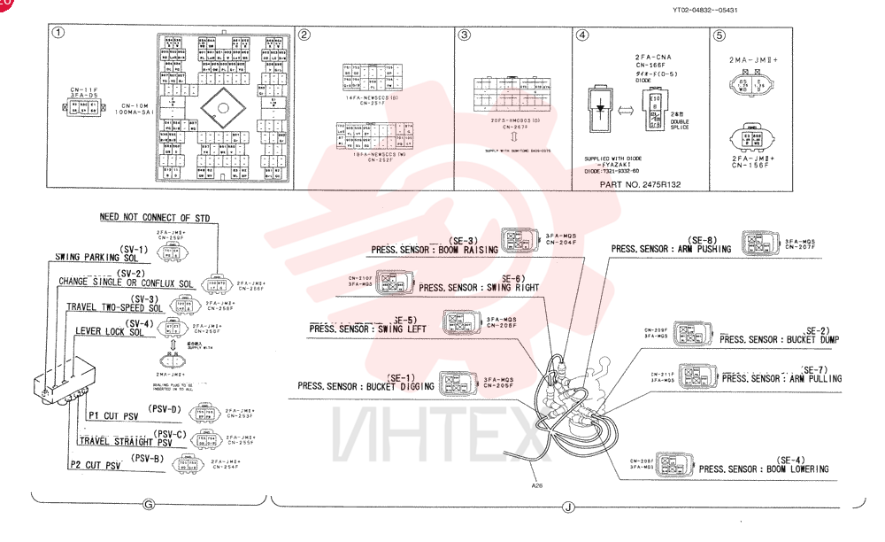 HARNESS ASSY,UPP YT13E00019F4 (3)