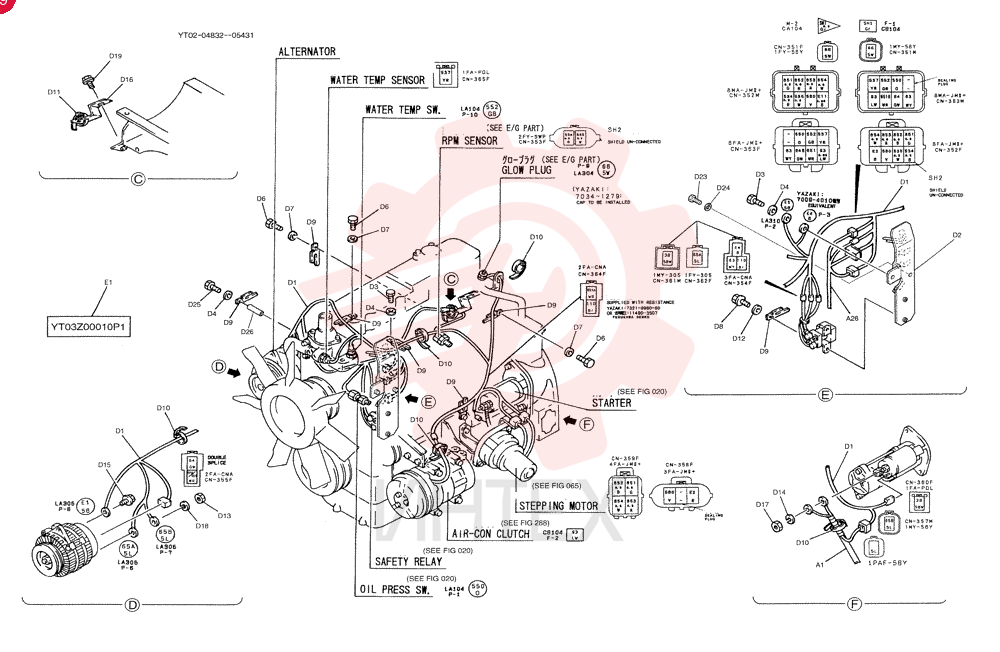 HARNESS ASSY,UPP YT13E00019F4 (4)