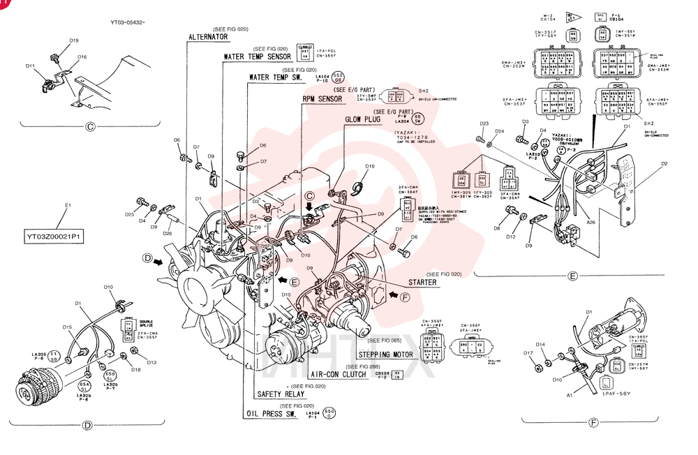 HARNESS ASSY, UPP YT13E00019F4 (4)
