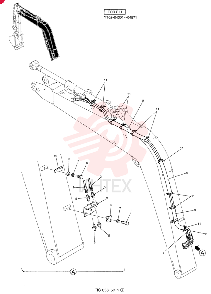 HYD LINES, BOOM 3. 72M