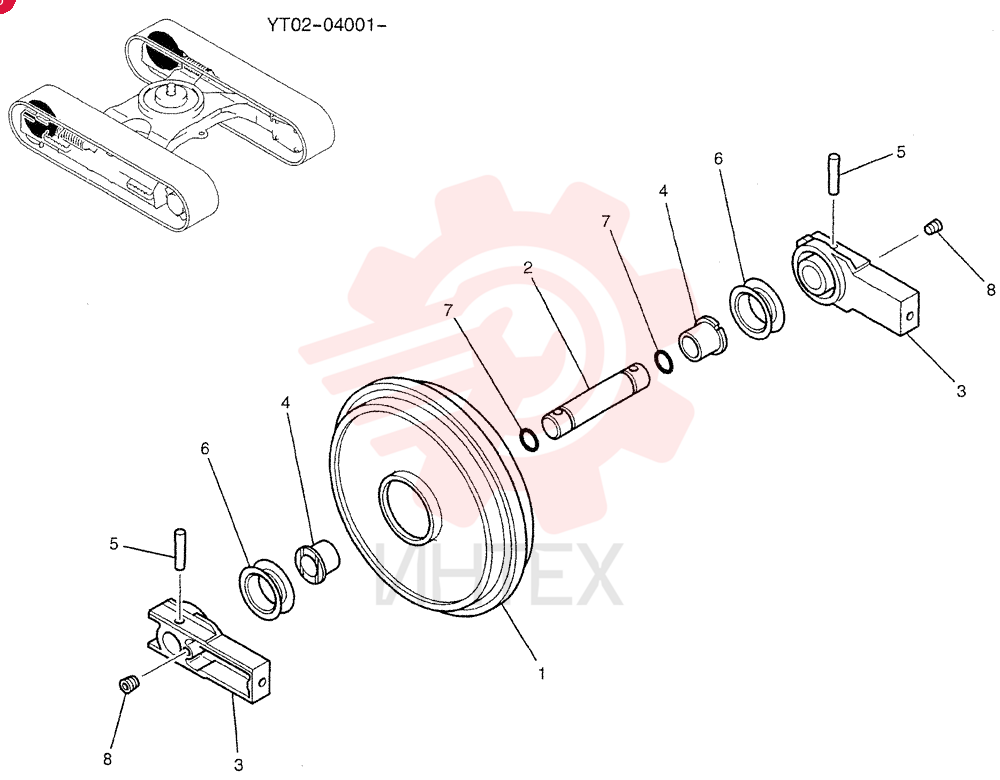 IDLER YT52D00002F1