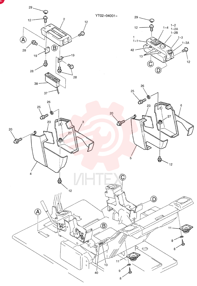 PANEL ASSY, INSTRUEMENT(STD) YT17M00009F8 (2)
