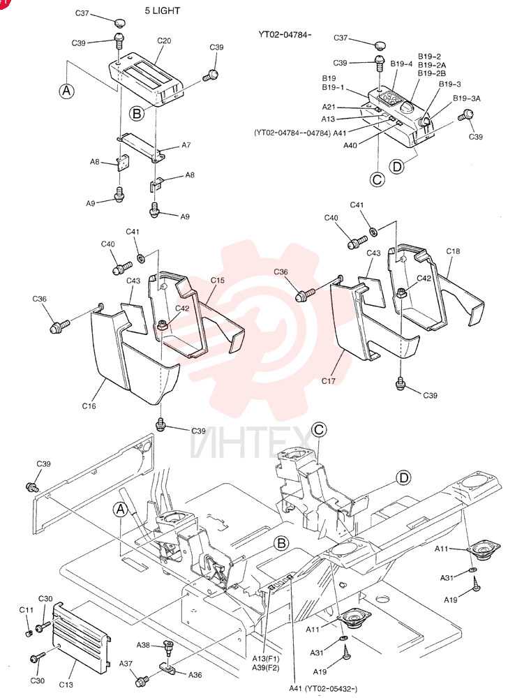 PANEL ASSY, INSTRUMENT (STD) YT17M00012F1 (2)