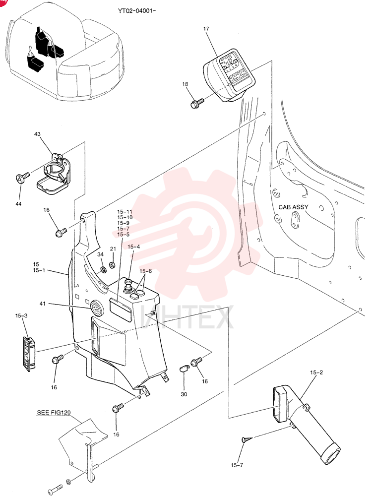 PANEL ASSY, INSTRUMENT YT17M00009FA (1)