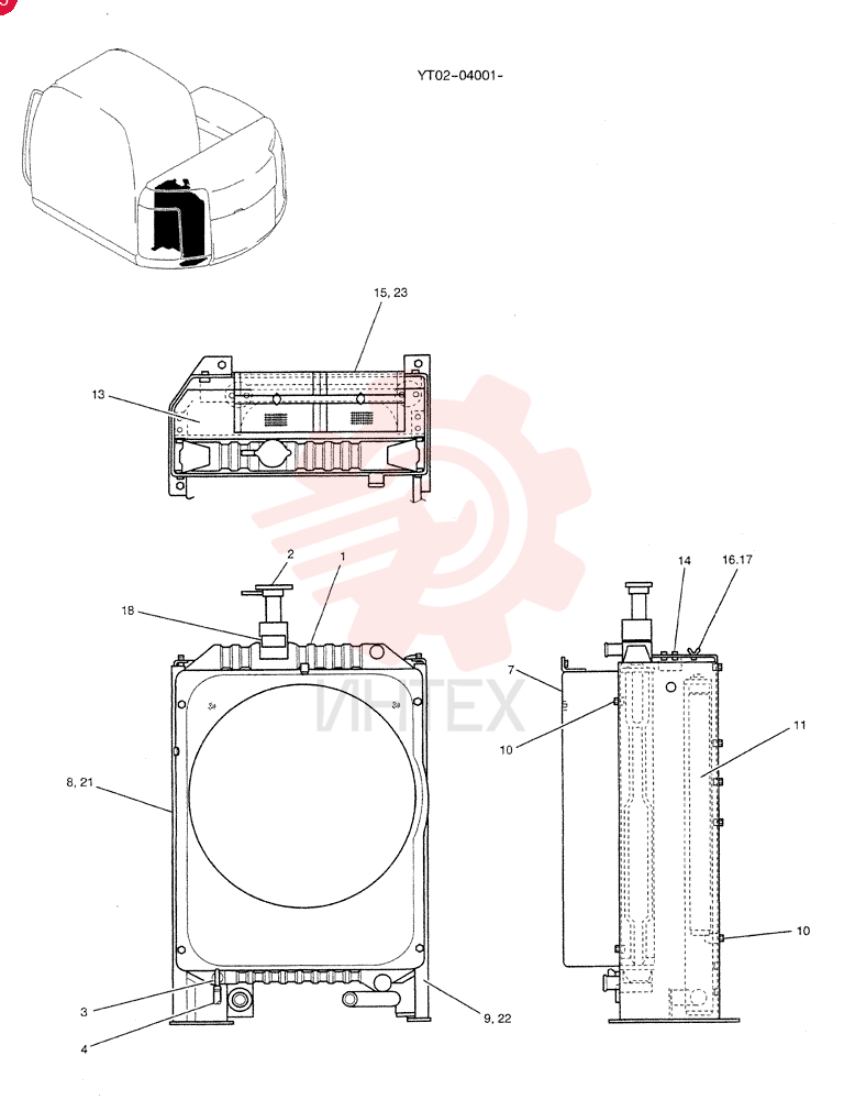 RADIATOR YT05P00009F1