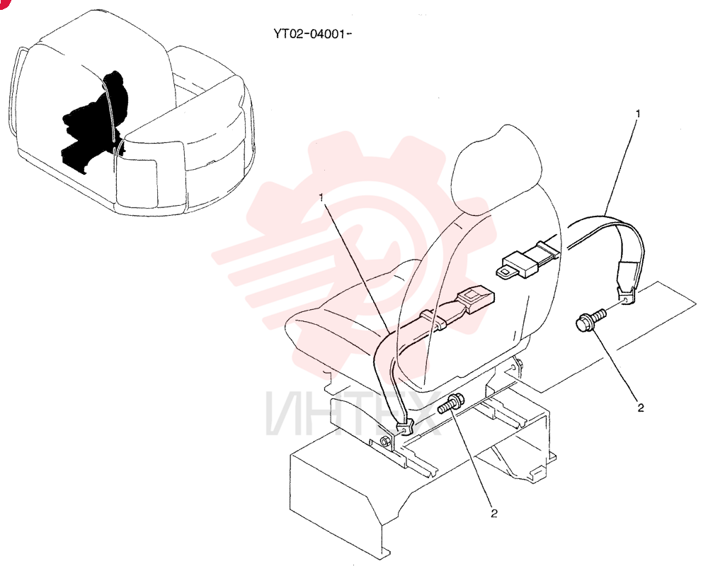 SAFETY BELT YT25M00022F1