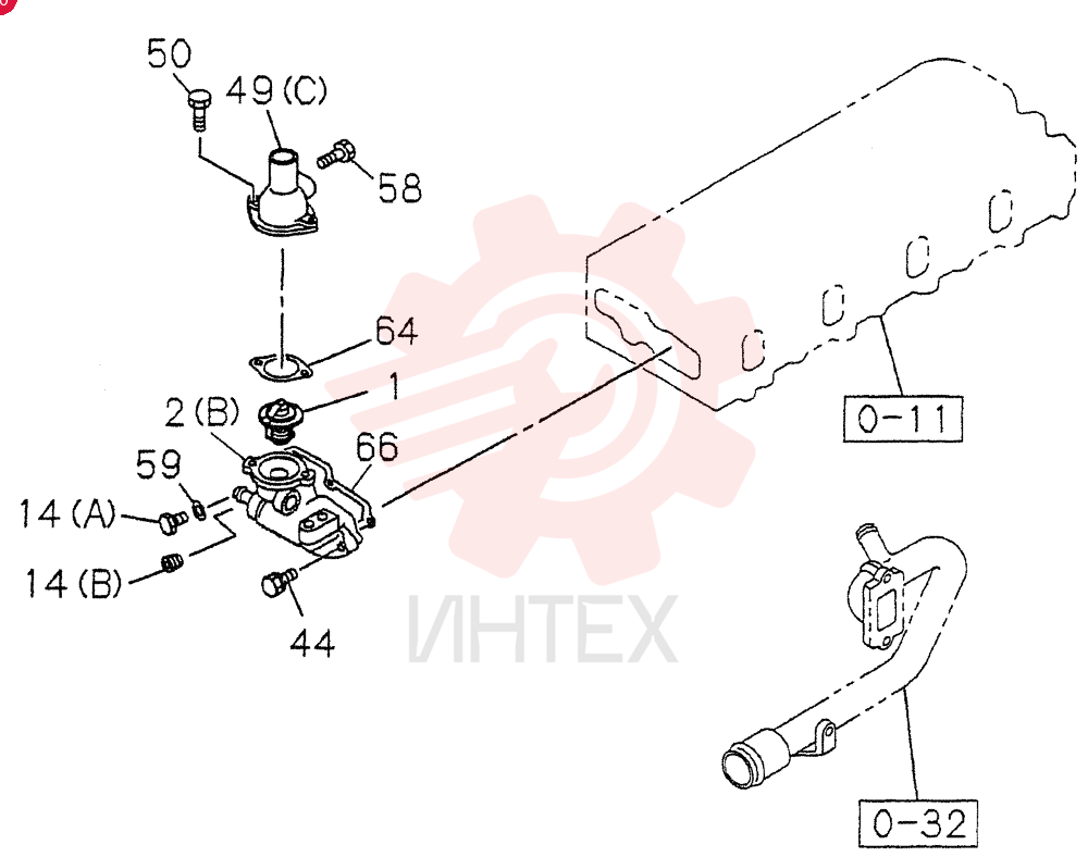 THERMOSTAT VI8972112090