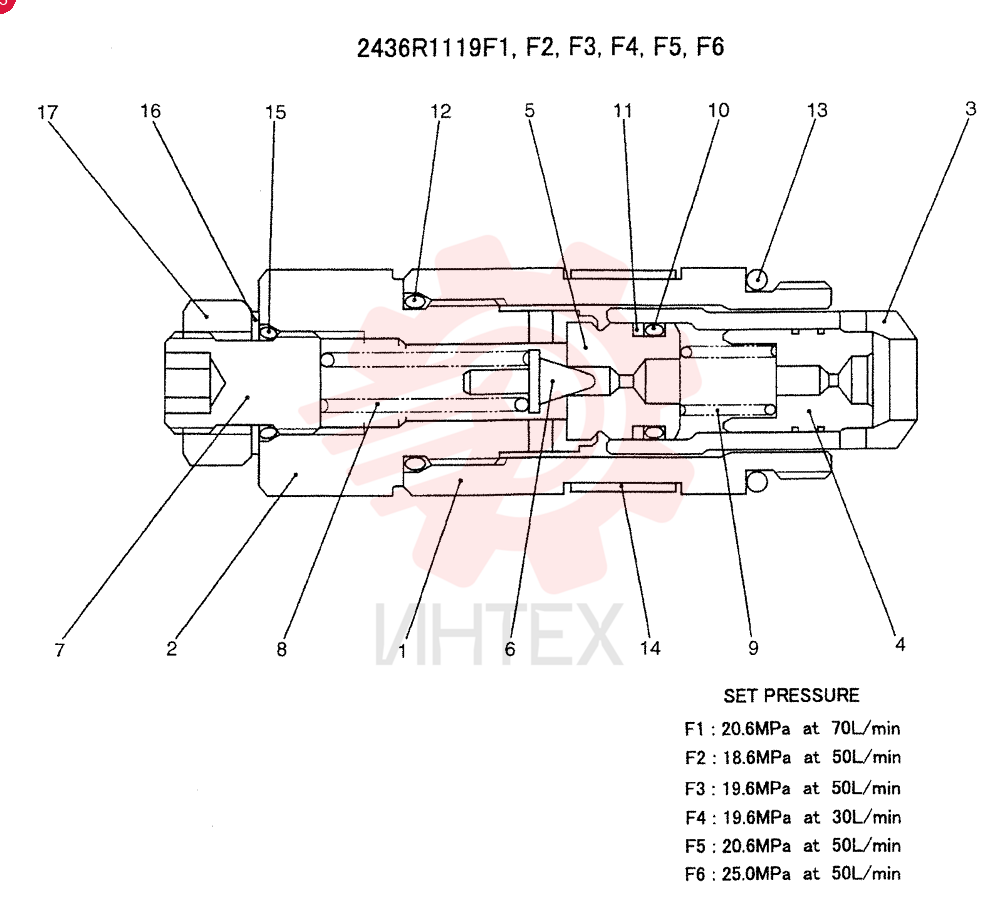 VALVE 2436R1119F1
