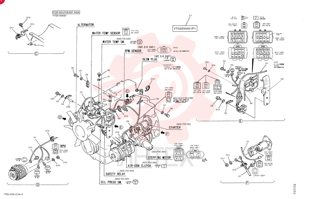 WIRE HARNESS YT13E00019F1 (12)