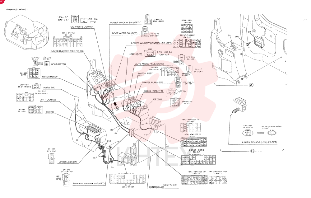 WIRE HARNESS YT13E00019F1 (5)