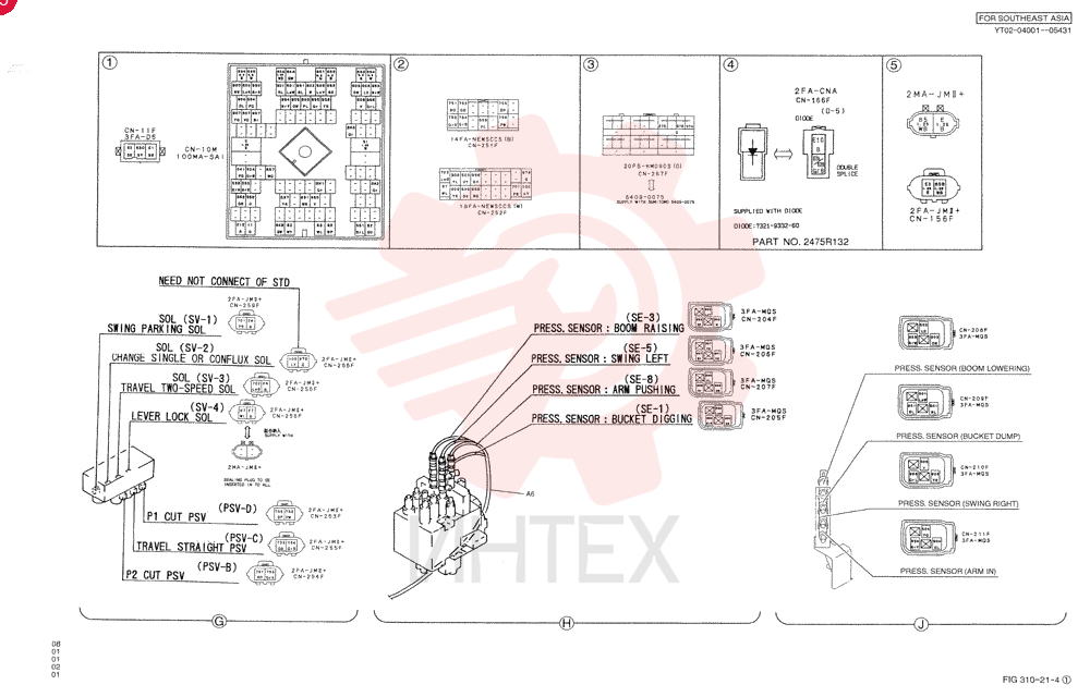 WIRE HARNESS YT13E00019F1 (6)