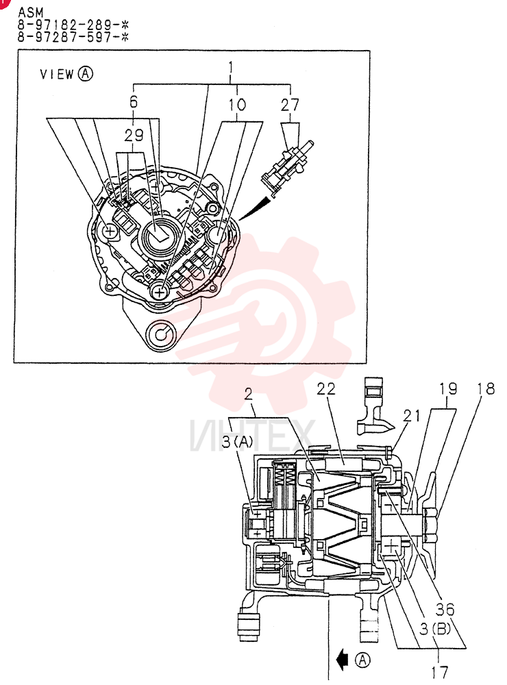 ALTERNATOR VI8971822892