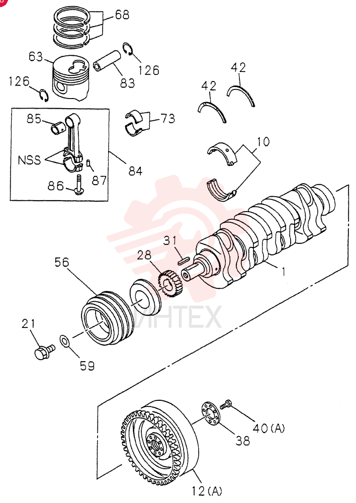 CRANKSHAFT VI8971909301