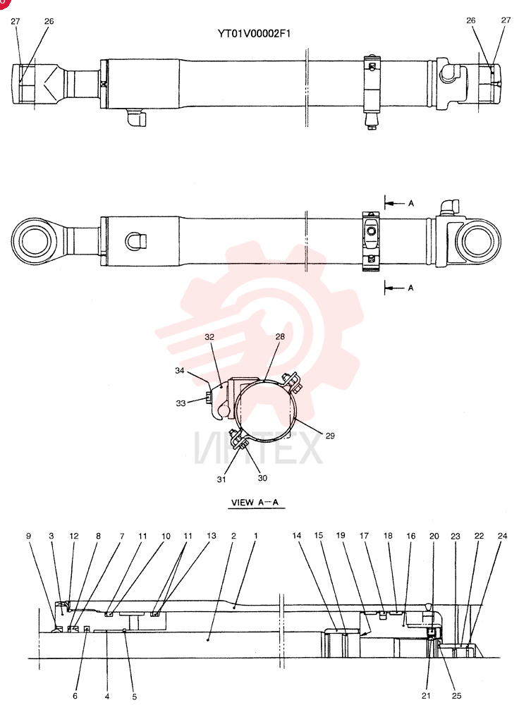 CYLINDER ASSY. YT01V00002F1