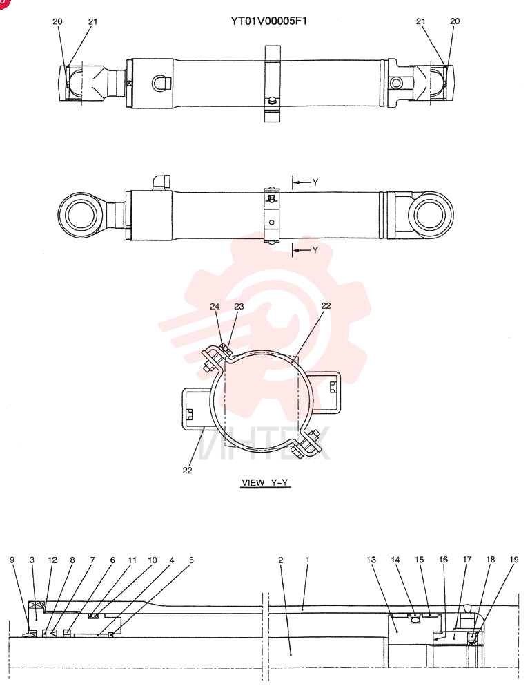 CYLINDER ASSY. YT01V00005F1
