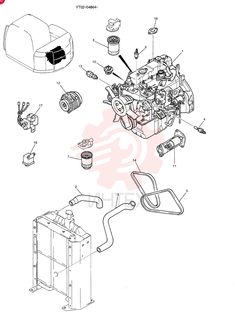 ENGINE YT02P00007F2