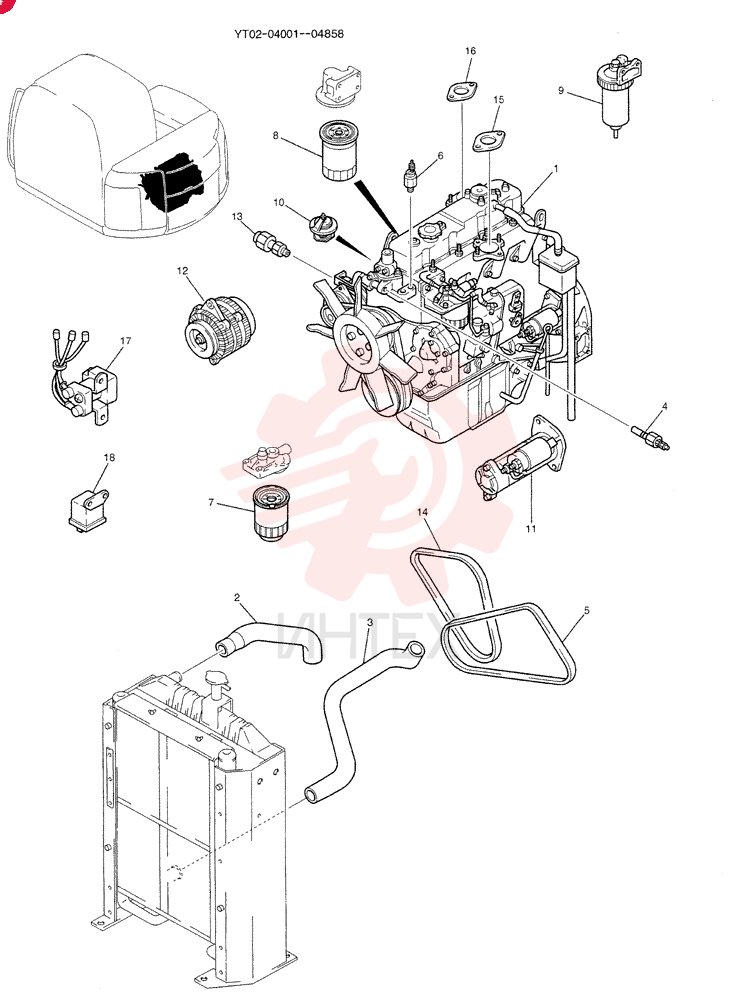 ENGINE YT02P00007F1