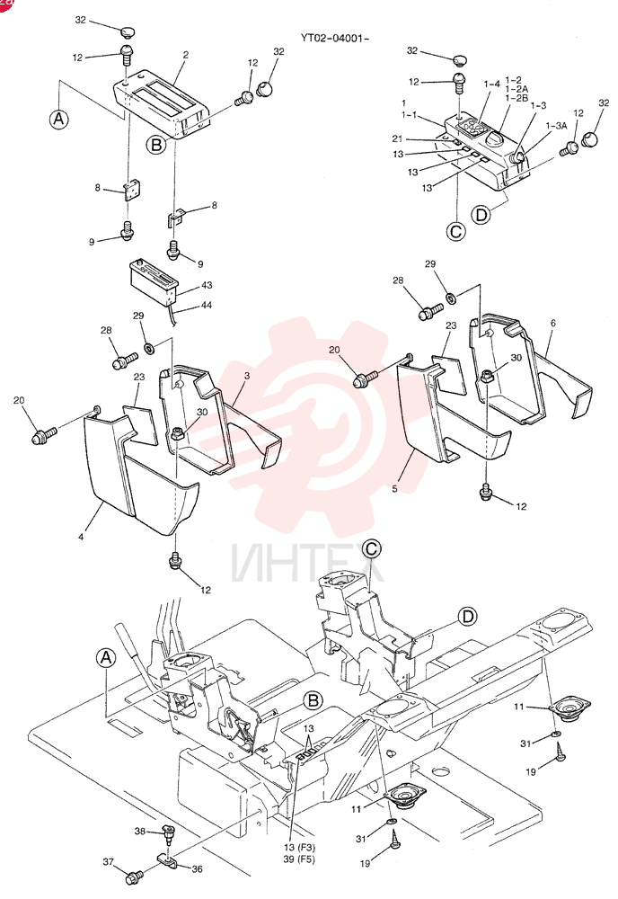PANEL ASSY, INSTRUMENT (STD) YT17M00010F3 (2)