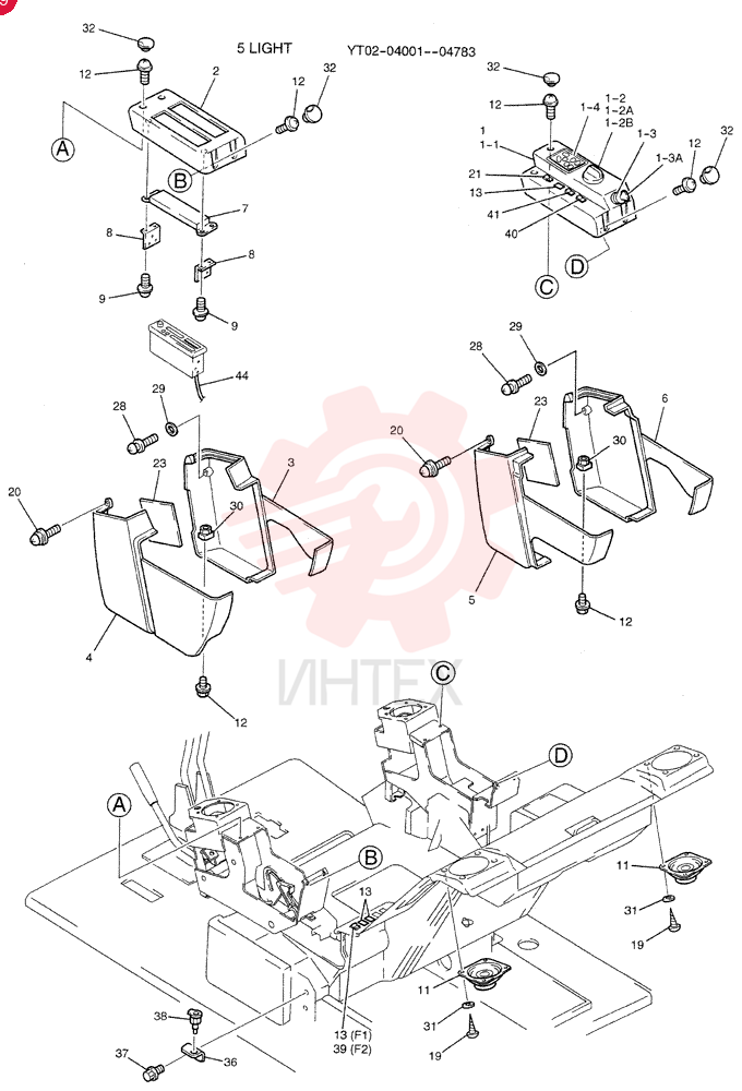 PANEL ASSY, INSTRUMENT (STD) YT17M00010F1 (2)
