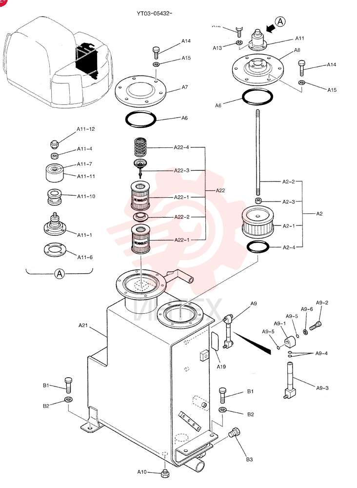 TANK ASSY,HYD YT33H00009F3