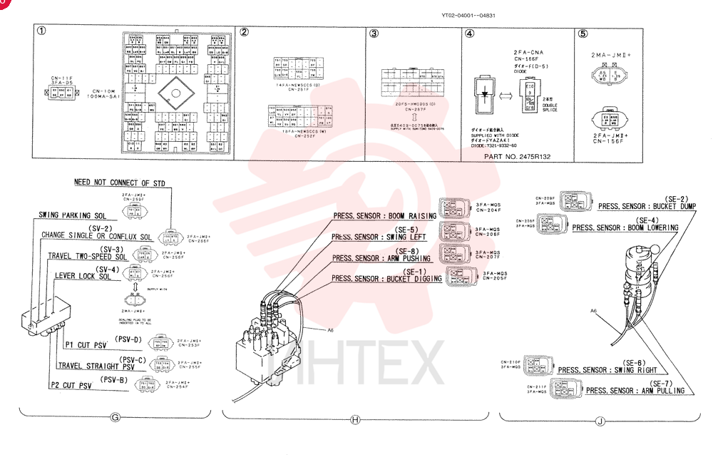 WIRE HARNESS YT13E00019F1 (4)