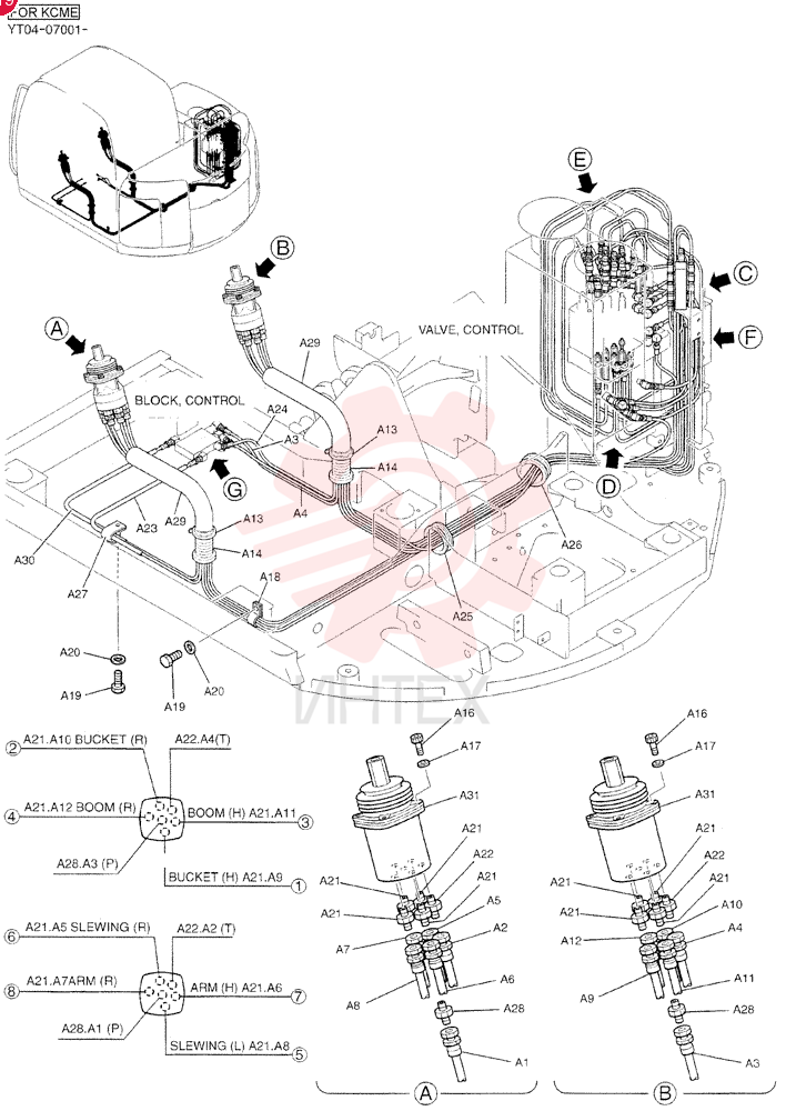 CONTROL LINES, REMOTE YT68H00044F2 (3)