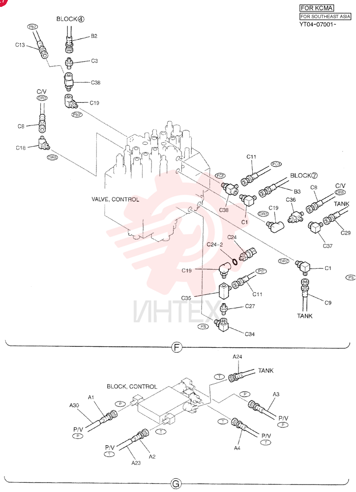 CONTROL LINES, REMOTE YT68H00044F2 (4)