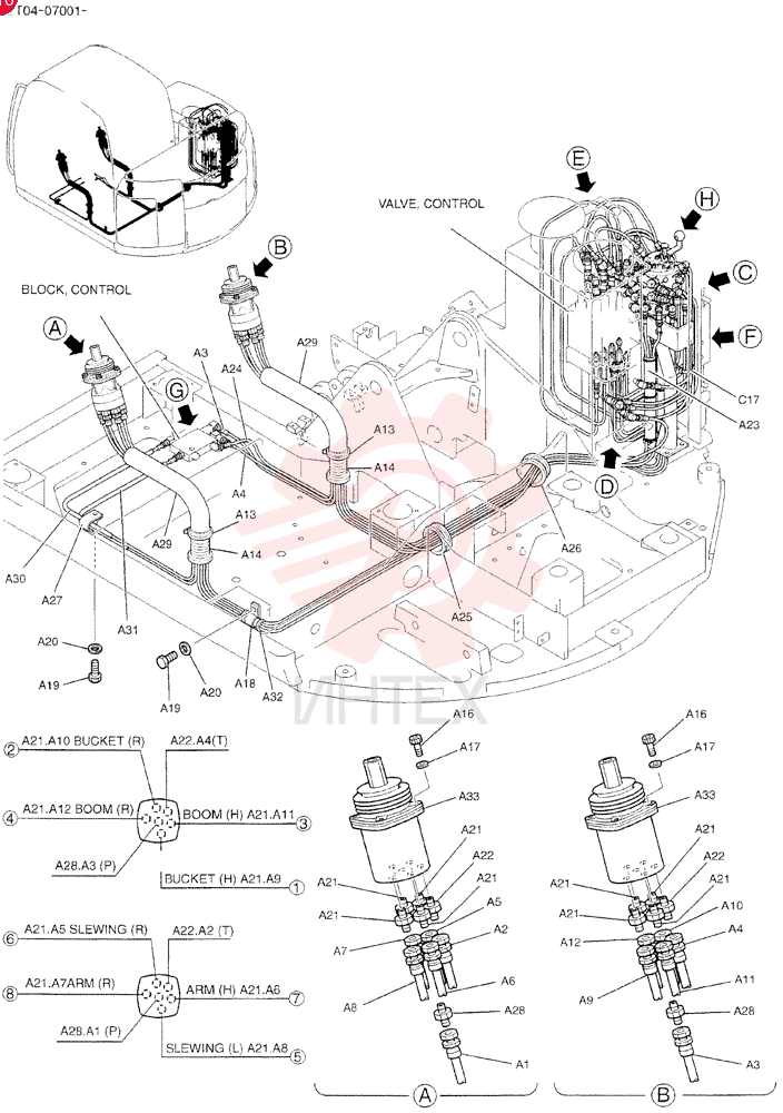 CONTROL LINES, REMOTE YT68H00048F2 (3)