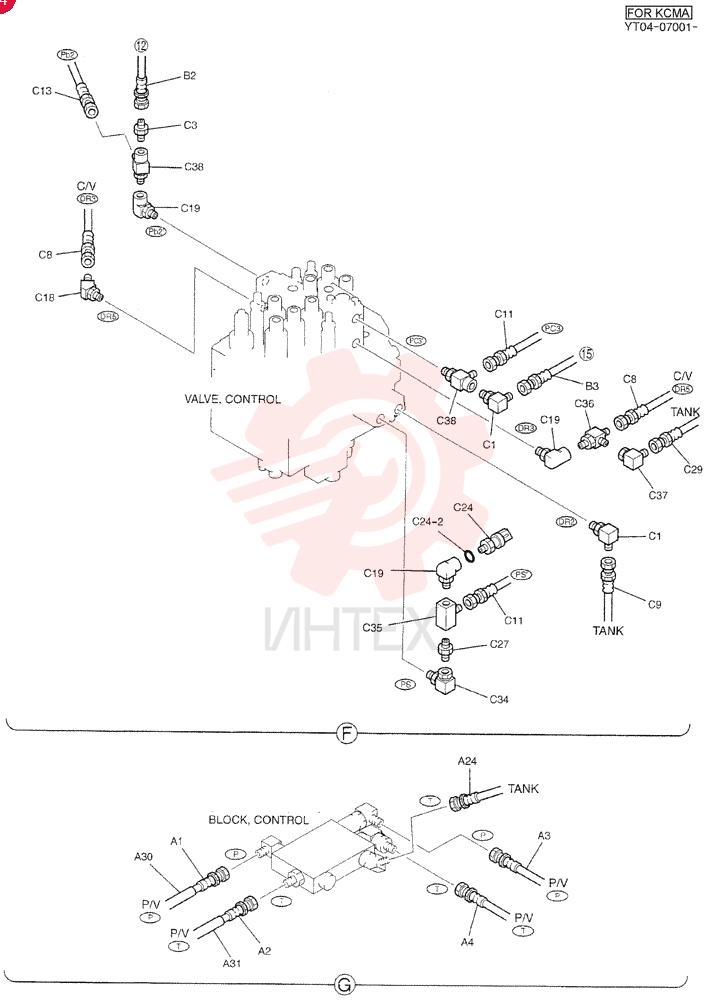 CONTROL LINES, REMOTE YT68H00030F2 (3)