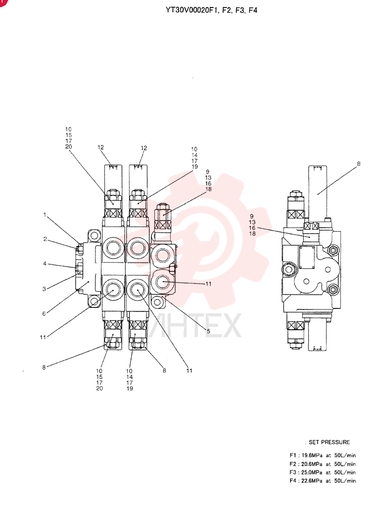 CONTROL VALVE YT30V00020F1