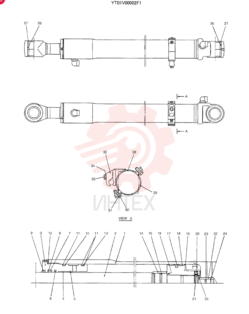 CYLINDER ASSY. YT01V00002F1