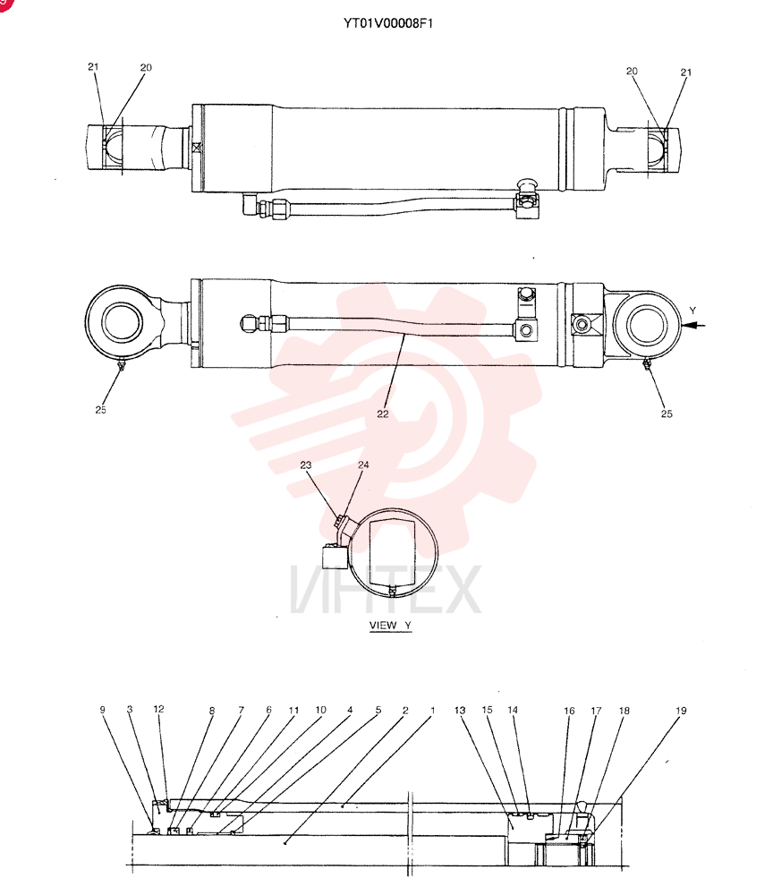 CYLINDER ASSY. YT01V00008F1