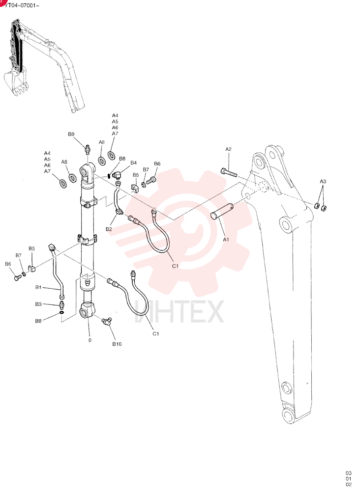 CYLINDER ASSY. YT01V00019F1 (1)