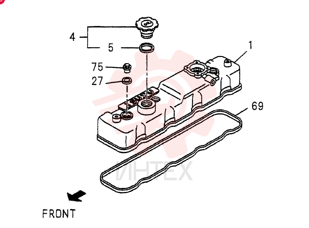 CYLINDER HEAD COVER 0-10A